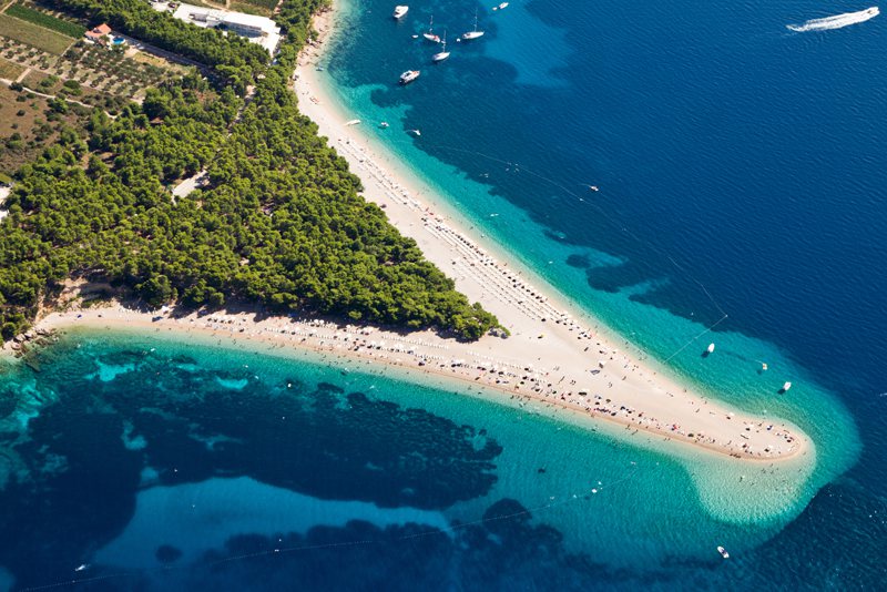 Beach Bol Brac Island Croatia